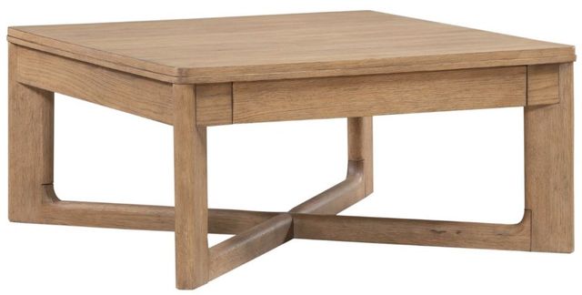Liberty Furniture Ballentine Weathered Bronze Square Cocktail Table-0