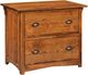 Country Classic Collection Customizable Mission 2-Drawer Lateral File Cabinet-0