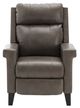 Best® Home Furnishings Customizable Prima Leather Power High Leg Recliner with Espresso Legs-1