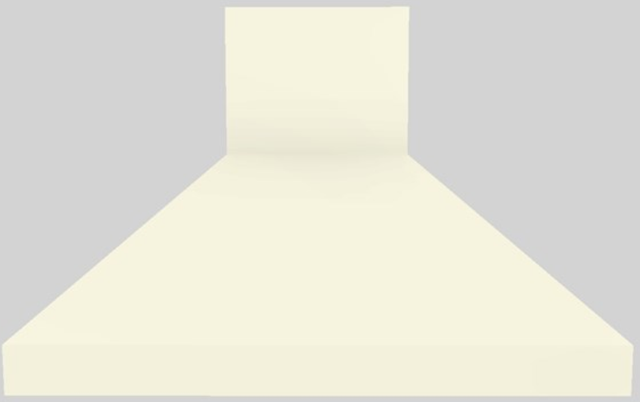 Vent-A-Hood® 48" Biscuit Euro-Style Island Range Hood-0