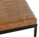 Classic Home Malo Chestnut/Dark Bronze 28" Bench-4