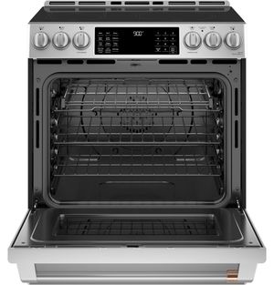 Café 30" Stainless Steel Slide in Induction Range