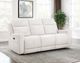 Coaster® Kennett Ivory Power Reclining Sofa-1