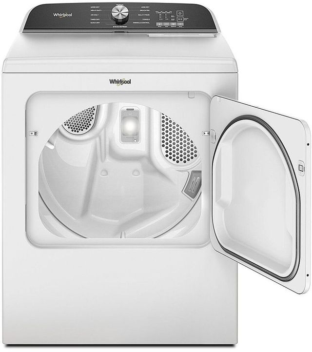 Whirlpool® 7.0 Cu. Ft. White Front Load Gas Dryer-1