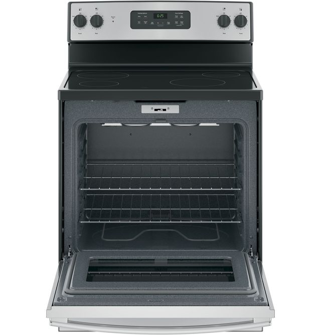 GE® 30" Stainless Steel Free Standing Electric Range-1