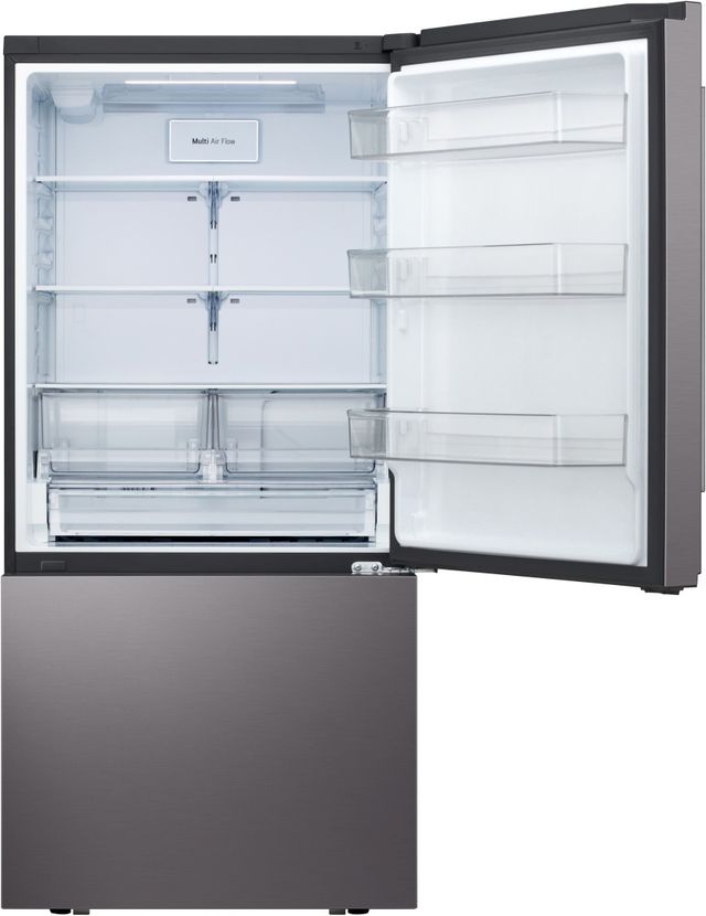 LG 33” 25.5 Cu. Ft. Black Stainless Steel Bottom Freezer Refrigerator-1