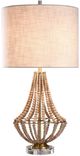 Harp & Finial® Aurora Natural Wood Table Lamp-2