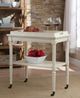 ACME Furniture Frisco Antique White Serving Cart-5