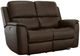 Flexsteel® Henry Burnt Umber Brown Power Reclining Loveseat with Power Headrests and Lumbar-0