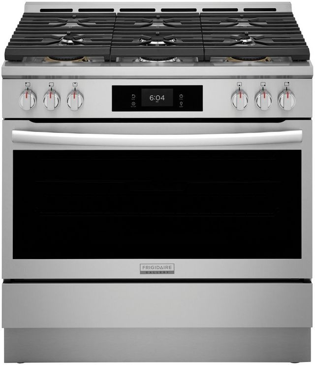 Frigidaire Gallery® 36" Smudge-Proof® Stainless Steel Freestanding Natural Gas Range