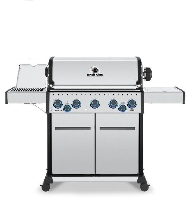 Broil King® Baron S 590 Pro IR 7-Burner Stainless Steel Freestanding Liquid Propane Grill-0