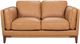 Leather Italia™ Georgetowne Pendry Carmel Saddle Loveseat-0