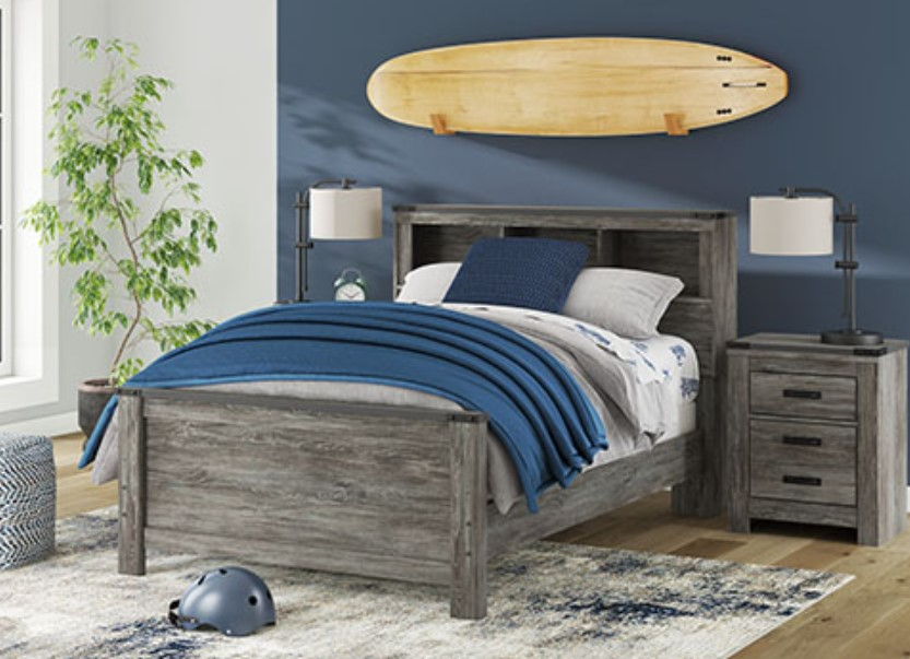 Signature Design By Ashley Frandern Bookcase Headboard - Thumbnail 5