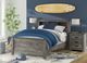 Signature Design by Ashley® Frandern Gray Full Bookcase Panel Bed-1