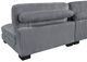 Homelegance® Traverse 7-Piece Gray Modular Sectional with Reversible Chaise and Ottoman-3