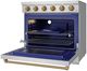 Thor Kitchen® Gordon Ramsay 36" Stainless Steel/Bronze Freestanding Pro Style Electric Range-4
