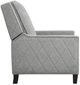 Homelegance® Banks Gray Manual Push Back Recliner-4