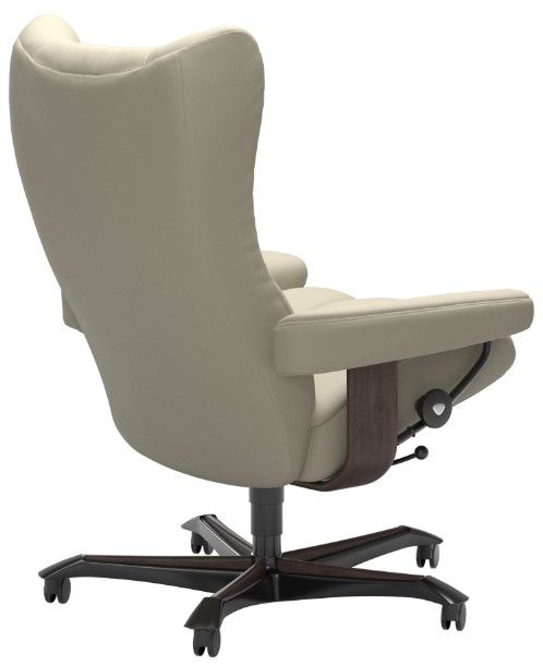 Stressless® by Ekornes® Customizable Wing Medium Home Office Chair-3