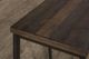 HH2 Home Trevino Walnut Bar Table with Copper Brown Metallic Base-1