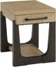 Emerald Home Sutton Place Caramel Chairside Table with Cocoa Base-0
