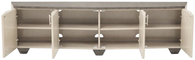 Michael Amini® Fantosini Silver Leaf Media Cabinet-2