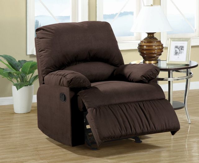 Coaster® Chocolate Glider Recliner-1