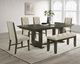 Crown Mark Herbert Beige/Brown Upholstered Dining Side Chair-1