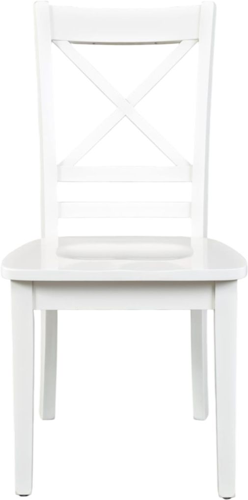 Jofran Inc. Simplicity Paperwhite X-Back Dining Side Chair-2