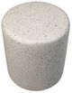 Dovetail Furniture Adriti Off White Terrazzo Composite Outdoor Side Table-1