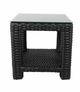 CabanaCoast® Customizable Brighton Aluminum 24" Outdoor Square Side Table-1