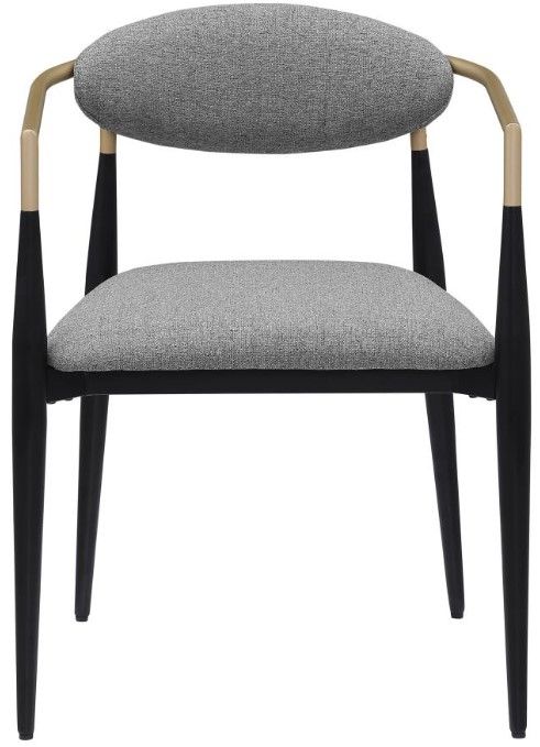 Coaster® Alexis Black/Gray Dining Arm Chair-1