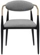Coaster® Alexis Black/Gray Dining Arm Chair-1