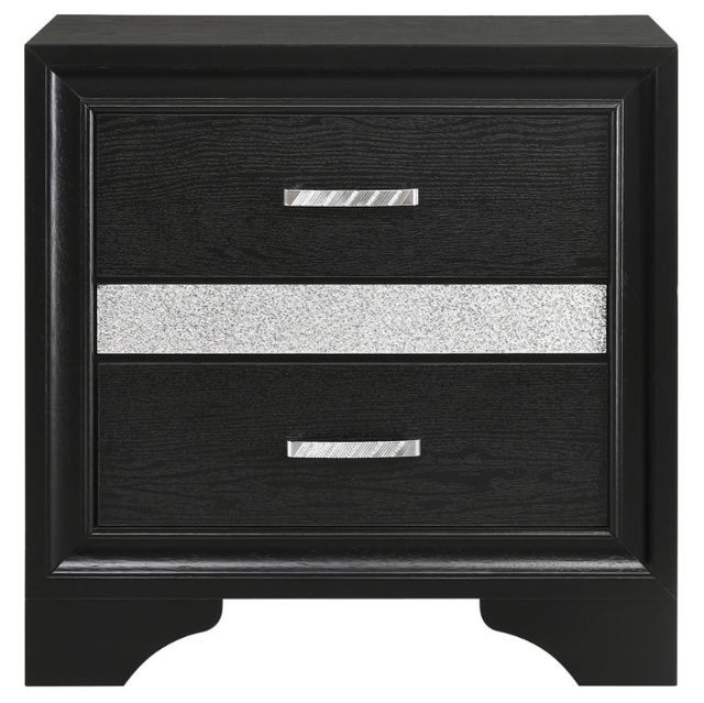 Coaster® Miranda 5-Piece Black Eastern King Bedroom Set-2