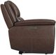 Flexsteel® Beau Dark Sable Brown Power Recliner with Power Headrest-2