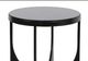 StyleCraft Austin Black Side Table-1