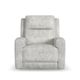 Flexsteel Shawna Light Grey Power Headrest Swivel Glider Recliner-1