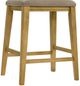 Armen Living Jane 4-Piece Amber Glow/Twilight Taupe Counter Stool Set-4