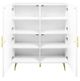 ACME Furniture Gaines White High Gloss Accent Cabinet-3