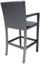 CabanaCoast® Customizable Chorus Wicker Outdoor Bar Stool-1