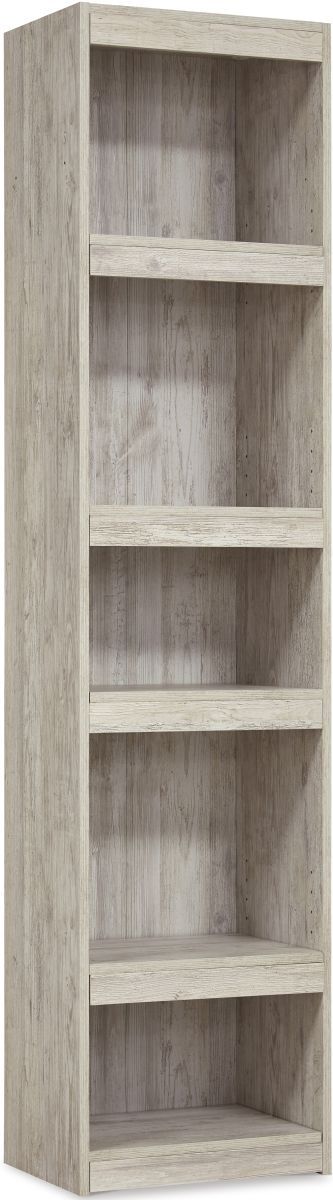 Signature Design by Ashley® Willowton 3-Piece Whitewash Entertainment Center with Electric Fireplace-3