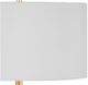 Currey & Company Marlene Gold Leaf/Off-White Floor Lamp-2