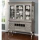 Furniture of America® Amina Champagne Hutch and Buffet Set-0