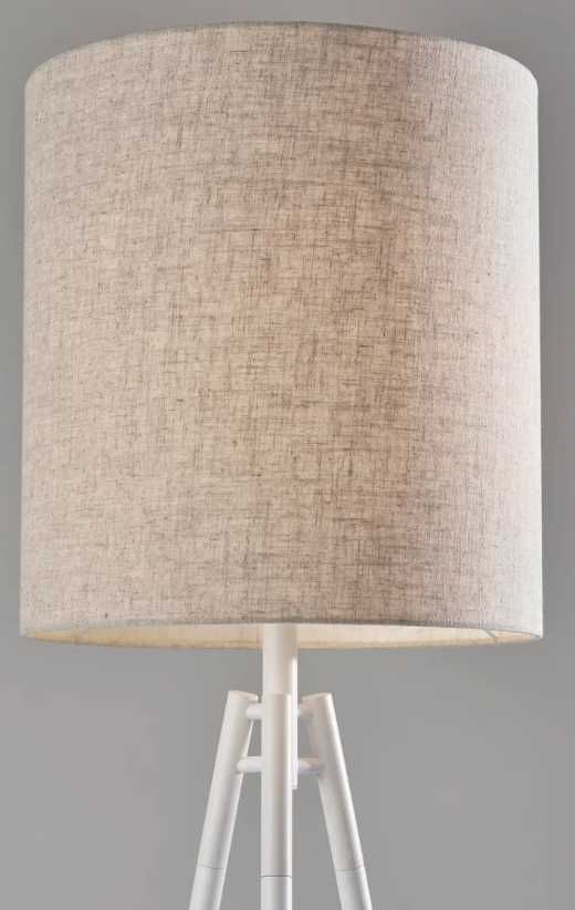 Adesso® Glenwood White Floor Lamp-2