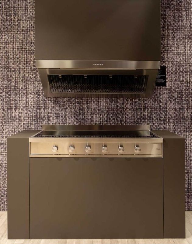 Ilve® Professional Plus II 48'' Stainless Steel Built-In Induction Rangetop with Satin Trim-2