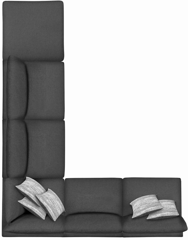 Coaster® Serene Charcoal Upholstered Ottoman-3
