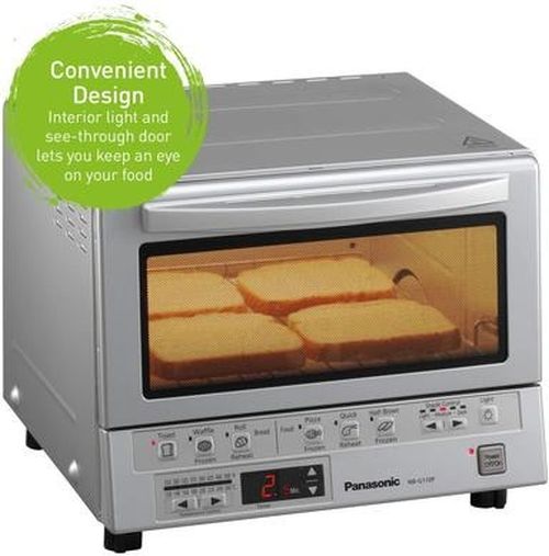 Panasonic FlashXpress Stainless Steel 4 Slice Toaster Oven Nebraska Appliance Center Norfolk NE