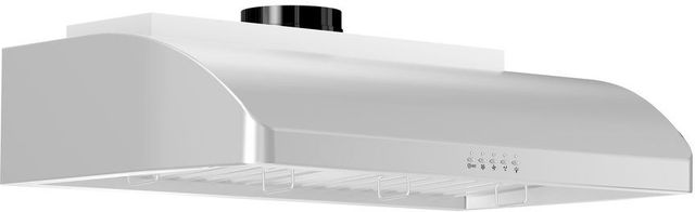 ZLINE 36" Stainless Steel Ducted Under Cabinet Range Hood with 4-Speed Fan Control-2