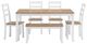 Signature Design by Ashley® Gesthaven 6-Piece Natural/White Dining Table Set-1