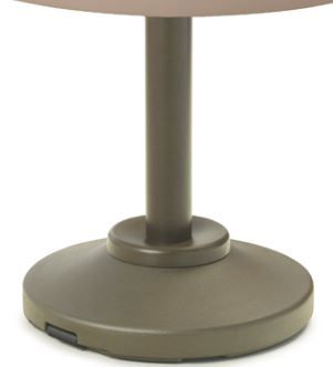 Telescope Casual 30" Round Balcony Height 80 lb Pedestal Table without Hole-1