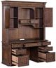 Liberty Furniture Provence Park Chateau Brown Office Credenza and Hutch-5